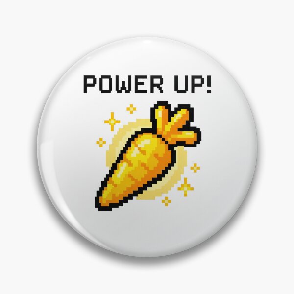 Item preview, Power Up Golden Carrot | Jugador retro de 8 bits designed and sold by GemajoStudio.