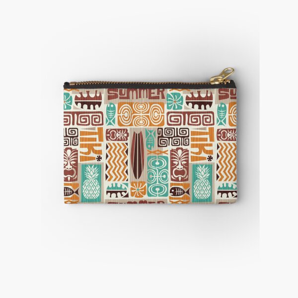 Item preview, Retro Hawaii Tropical Tiki Tapa Print designed and sold by RetroMaggie.