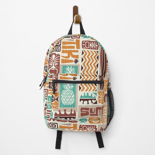 Item preview, Retro Hawaii Tropical Tiki Tapa Print designed and sold by RetroMaggie.