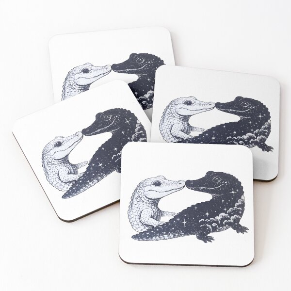 Item preview, Yin Yang Crocodiles – Cosmic Balance Art designed and sold by Senkov.