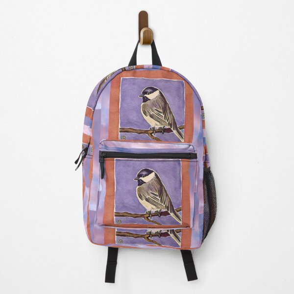 Item preview, Sweet Little Chickadee with Purple Sky designed and sold by oh-bi-me.