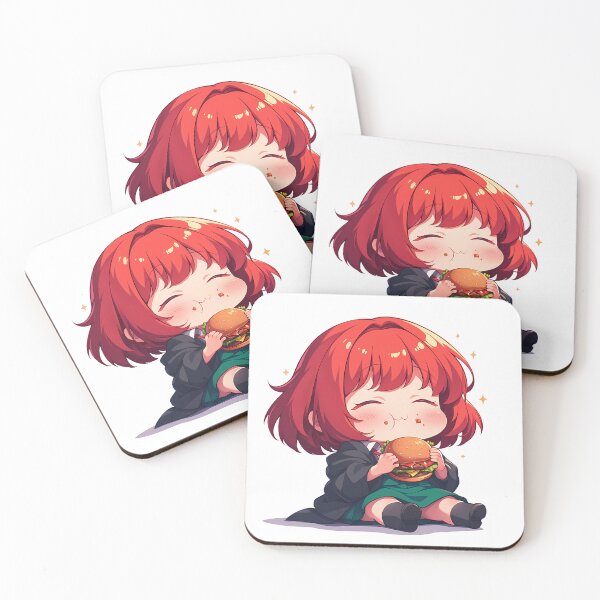 Item preview, Chise Hatori Ancient Magus Bride Chibi Burger Smile designed and sold by mildaclairmo.