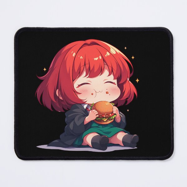 Item preview, Chise Hatori Ancient Magus Bride Chibi Burger Smile designed and sold by mildaclairmo.
