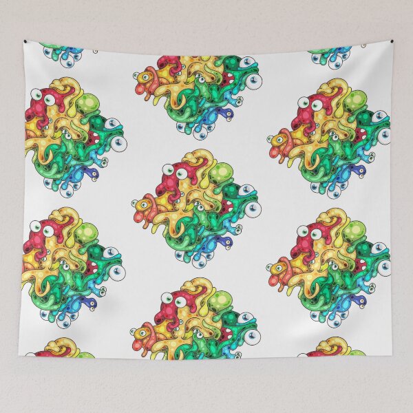Item preview, Creature #43 - Colorful shellfish designed and sold by liquid-print.