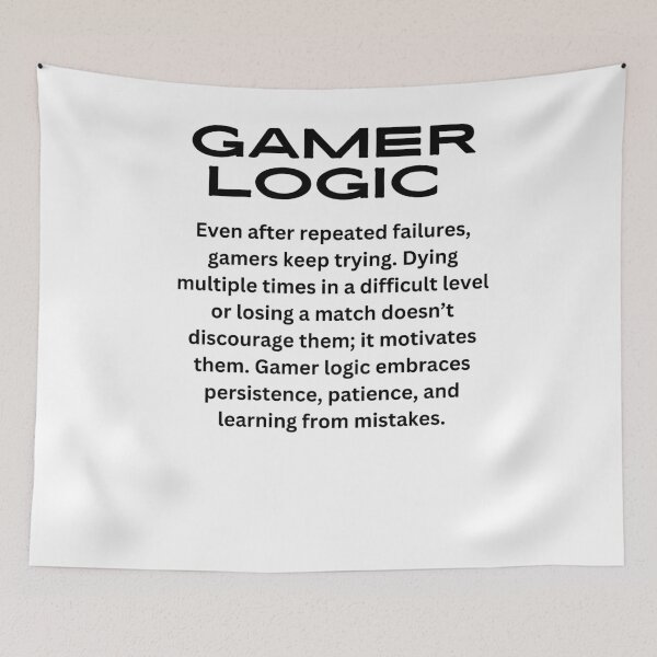 Item preview, Gamer Logic – Relatable Gaming designed and sold by Rasheedaholik.