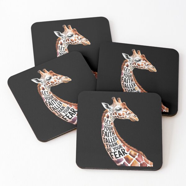 Item preview, Let Your Faith Be Taller Than Your Fear Giraffe designed and sold by joyouartArt.