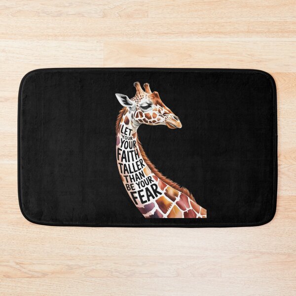 Item preview, Let Your Faith Be Taller Than Your Fear Giraffe designed and sold by joyouartArt.