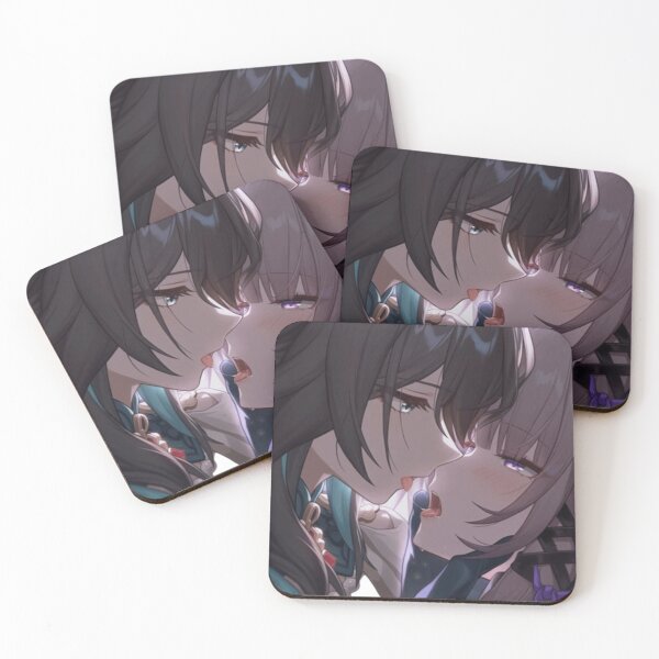 Item preview, Honkai Star Rail Herta and Ruan Mei Kissing designed and sold by KomiArts.