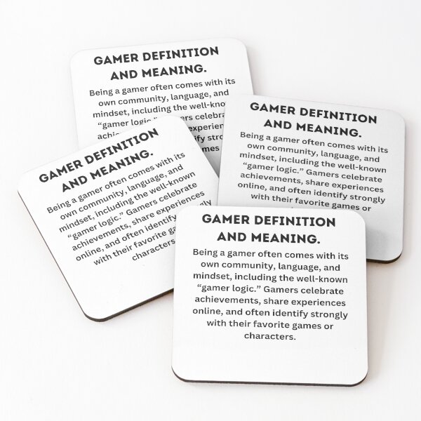 Item preview, Gamer definition and meaning  designed and sold by Rasheedaholik.
