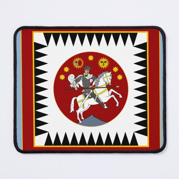 Item preview, St. George Flag Art | Caucasus Georgia Orthodox Christian Historical Symbols designed and sold by Based History.