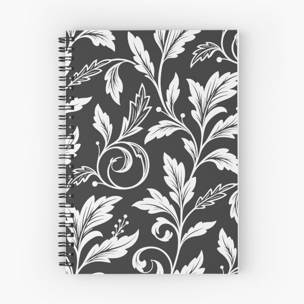 Item preview, Black and White Vintage Floral Pattern designed and sold by CosmoMagiclk.