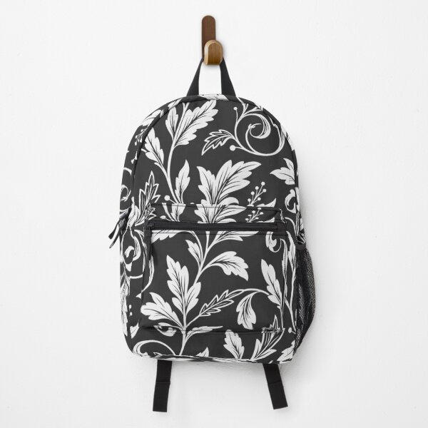 Item preview, Black and White Vintage Floral Pattern designed and sold by CosmoMagiclk.