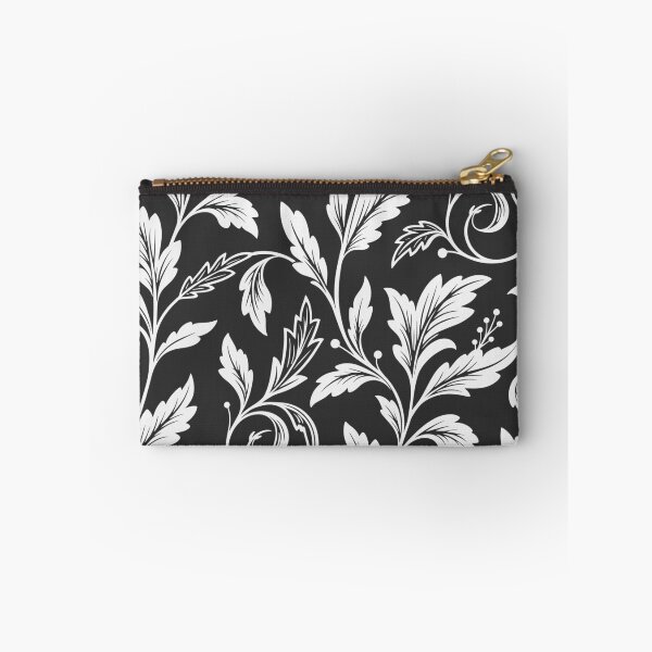 Item preview, Black and White Vintage Floral Pattern designed and sold by CosmoMagiclk.