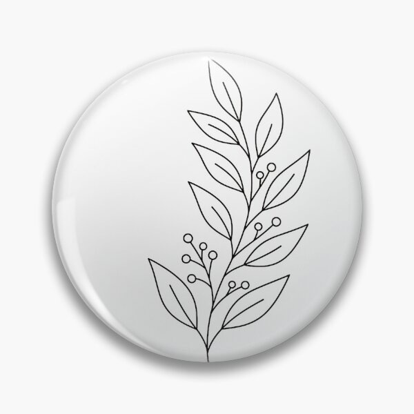 Item preview, Botanical branch illustration  designed and sold by Zazeyy.