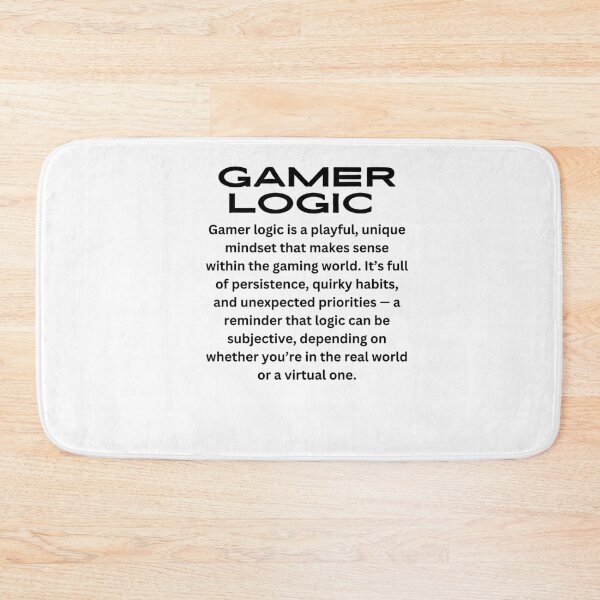 Item preview, Gamer logic unique mindset  designed and sold by Rasheedaholik.