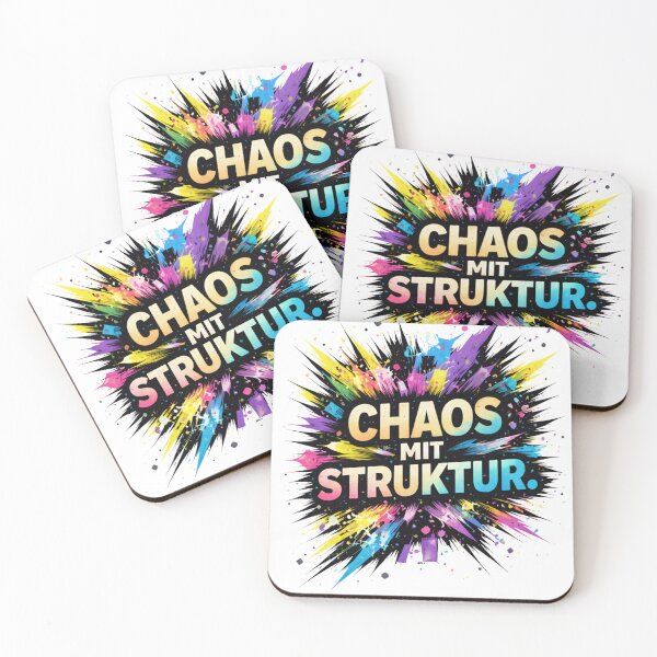 Item preview, Chaos with structure – Creative statement design with color & attitude designed and sold by FrenchieFever.