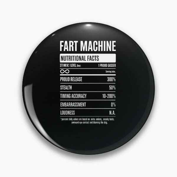 Artikelvorschau, Nährwertangaben Furzmaschine Papa-Witze Furz-Humor entworfen und verkauft von angolinnArt.