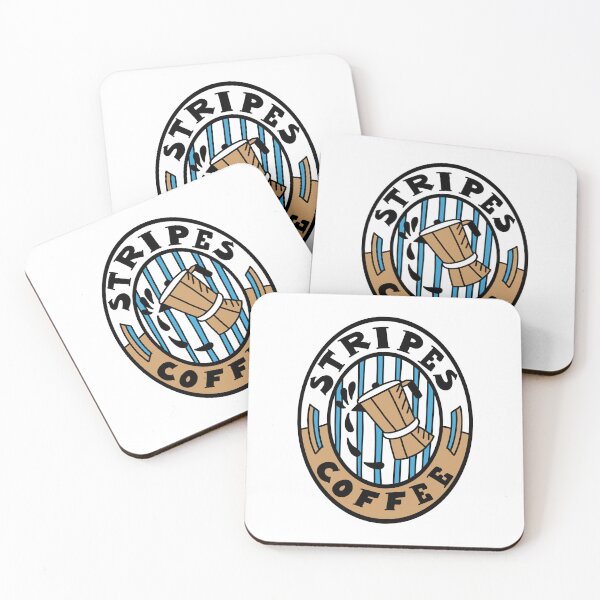 Item preview, Stripes Coffee Moka Pot Badge designed and sold by STFCoffee.