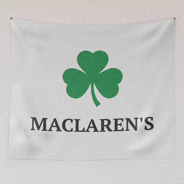 Item preview, MacLaren's Pub Shamrock Logo How I Met Your Mother designed and sold by DGtaLrtcom.