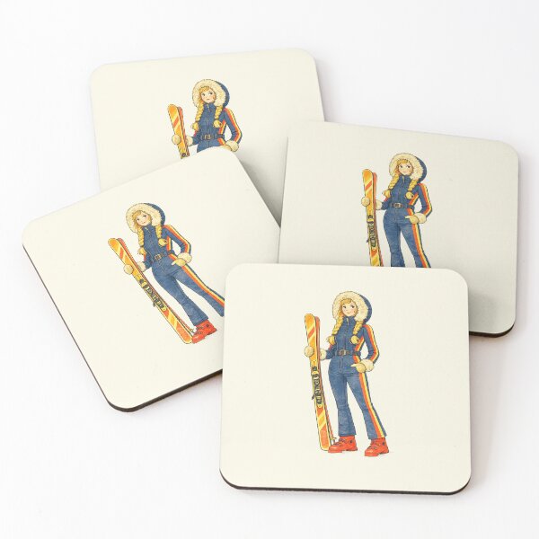 Item preview, Ski girl sticker designed and sold by taika tori.