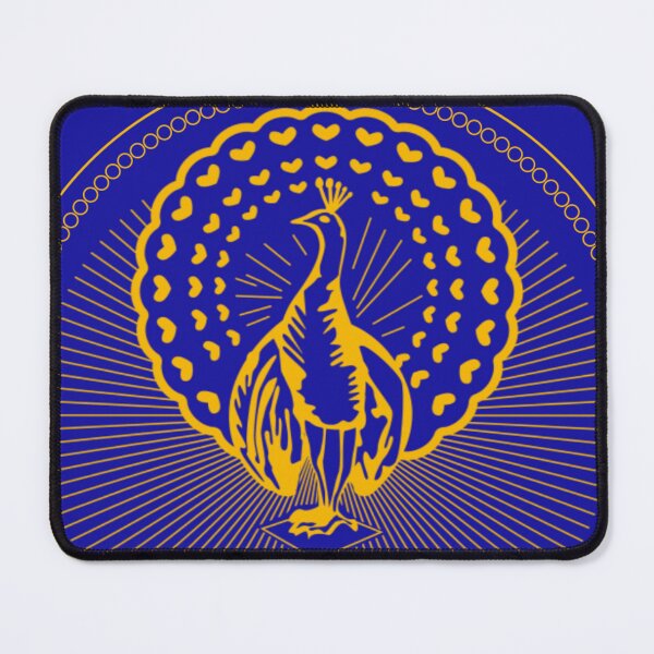 Item preview, South Asian Royal Peacock Symbol | Gold Fowl Esoteric Illustration designed and sold by Based History.
