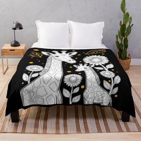 Item preview, Mom Sunflower Safari Africa Animal Kids Baby Giraffe designed and sold by joyouartArt.