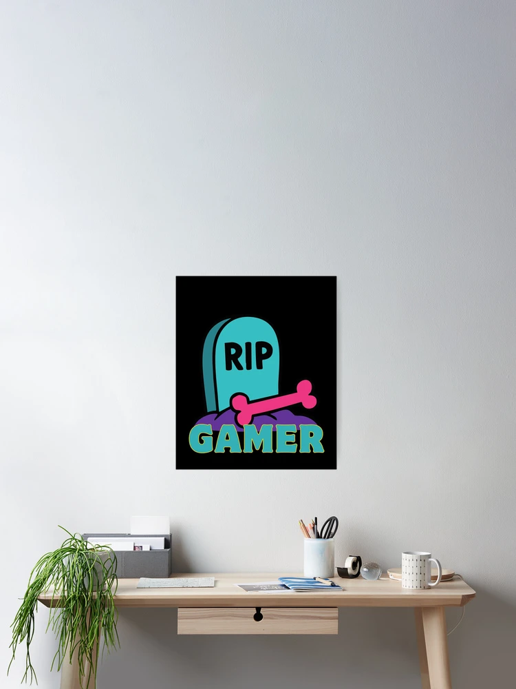 Thumbnail 2 of 3, Poster, Gamer Rip designed and sold by Rasheedaholik.