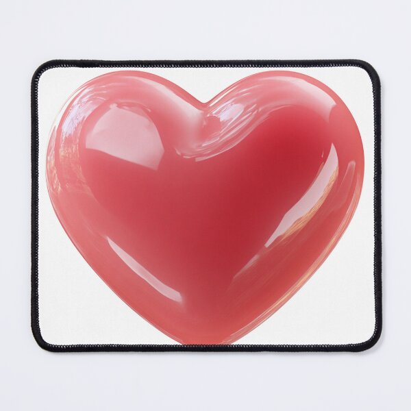 Item preview, Glossy 3D Pink Heart Romantic Valentine's Day Aesthetic designed and sold by BigStar-Cart.