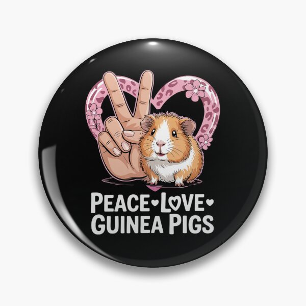 Item preview, Peace Love Guinea Pigs Cheetah Print Women Guinea Pig Lover1 designed and sold by joyouartArt.
