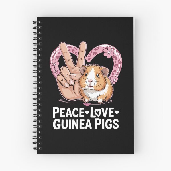 Item preview, Peace Love Guinea Pigs Cheetah Print Women Guinea Pig Lover1 designed and sold by joyouartArt.