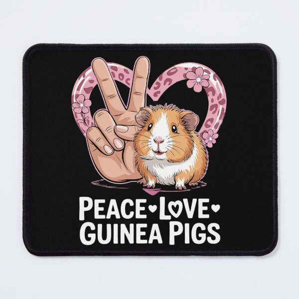 Item preview, Peace Love Guinea Pigs Cheetah Print Women Guinea Pig Lover1 designed and sold by joyouartArt.