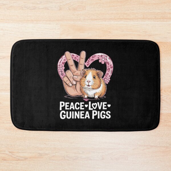 Item preview, Peace Love Guinea Pigs Cheetah Print Women Guinea Pig Lover1 designed and sold by joyouartArt.