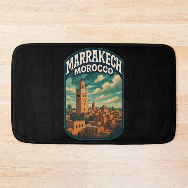Item preview, Marrakech Morocco Retro Vintage Travel designed and sold by TomFrontierArt.