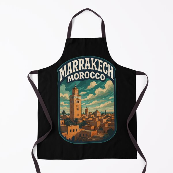 Item preview, Marrakech Morocco Retro Vintage Travel designed and sold by TomFrontierArt.