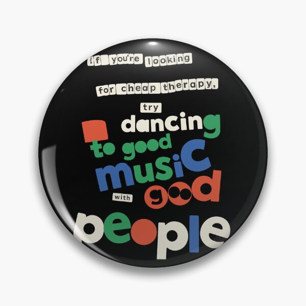Item preview, Electronic Music DJ Quote Art – Dance Therapy Typography Print | Minimal Club Culture Poster designed and sold by paulo silveira.