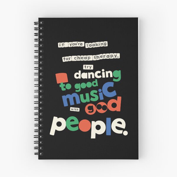 Item preview, Electronic Music DJ Quote Art – Dance Therapy Typography Print | Minimal Club Culture Poster designed and sold by paulo silveira.