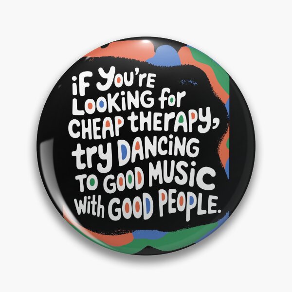 Item preview, Cheap Therapy Quote Art – DJ Dance Music Wall Print | Vintage Typewriter Typography designed and sold by paulo silveira.