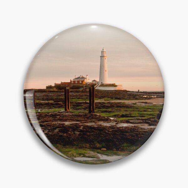 Item preview, St Marys Island and Lighthouse at Sunrise designed and sold by Violaman.