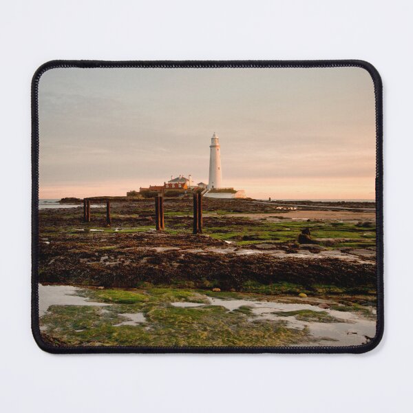 Item preview, St Marys Island and Lighthouse at Sunrise designed and sold by Violaman.