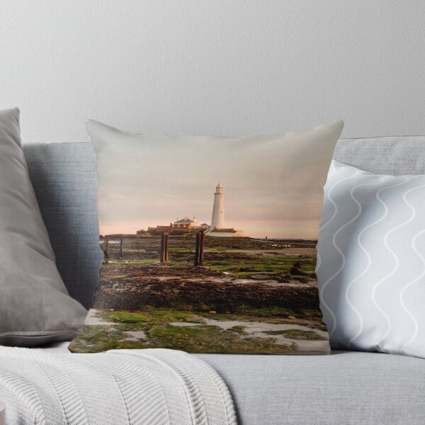 Item preview, St Marys Island and Lighthouse at Sunrise designed and sold by Violaman.