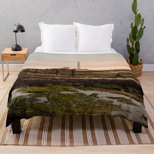 Item preview, St Marys Island and Lighthouse at Sunrise designed and sold by Violaman.