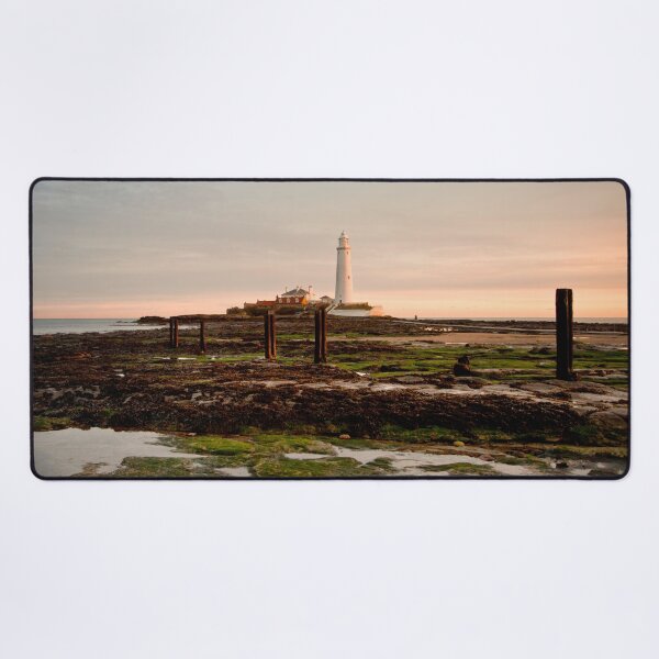 Item preview, St Marys Island and Lighthouse at Sunrise designed and sold by Violaman.