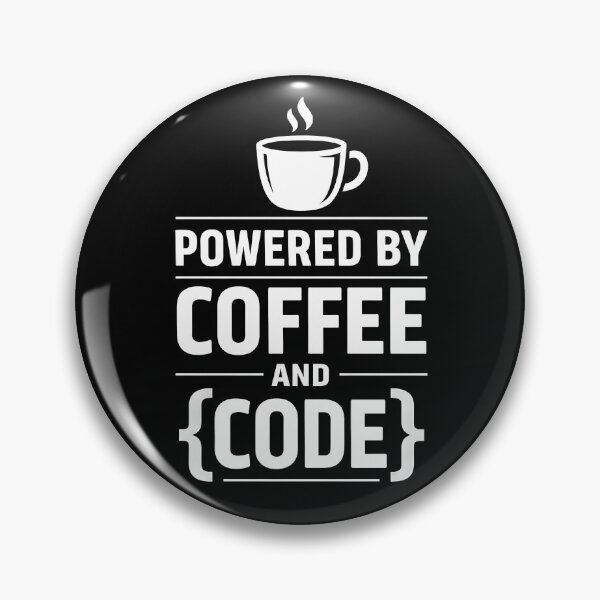 Item preview, Powered by Coffee and Code designed and sold by Frog Level Treasures.