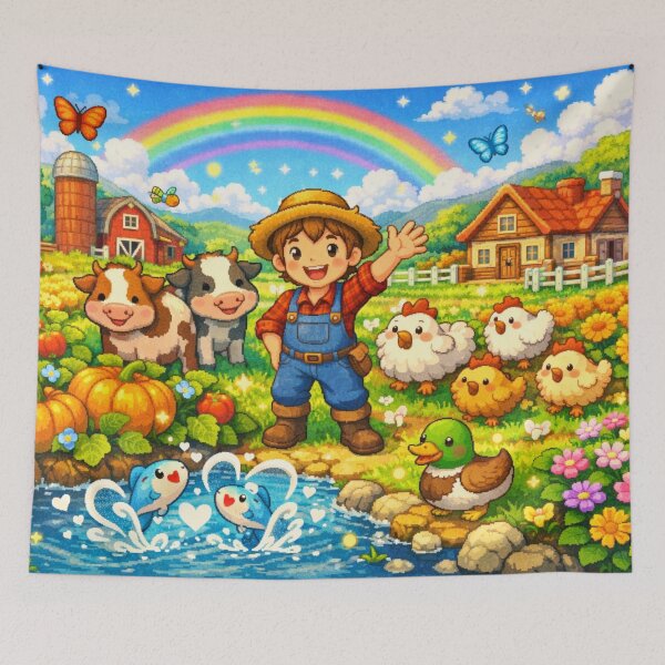 Item preview, Stardew Valley Inspired Artwork moonlight designed and sold by FeelTheDrawing.