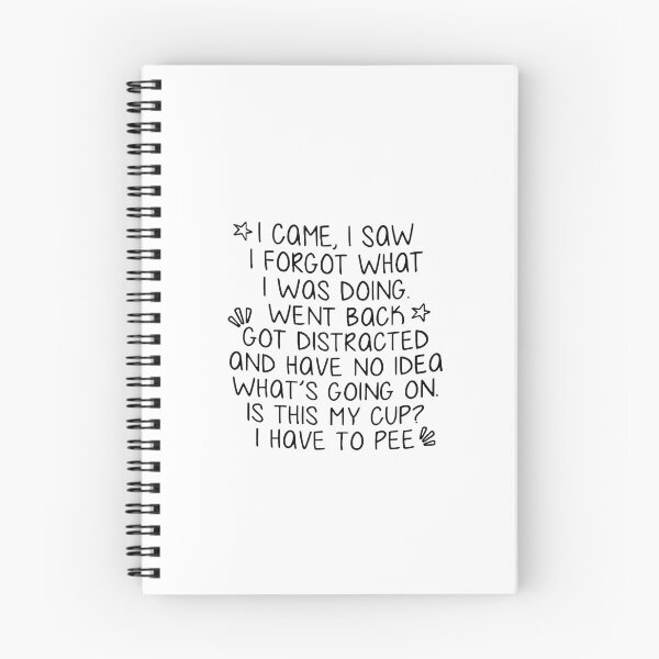 Item preview, I Came I Saw I Forgot What I Was Doing — Funny Relatable ADHD Quote Typography designed and sold by Colorful-Garden.