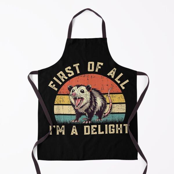 Item preview, Funny Possum Opossum First of All I'm A Delight , Opossum Gift For Mom Dad Kids designed and sold by Opossum GIFT ★★★★★.