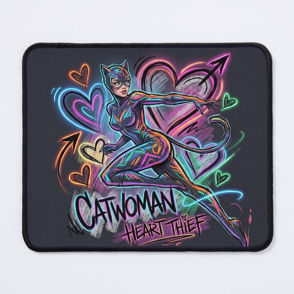 Item preview, Catwoman Heart Thief Valentine Art designed and sold by JaaGo PopLab.