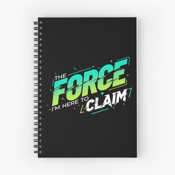 Item preview, The Force I'm Here To Claim Minimalist Typography designed and sold by SoftType.