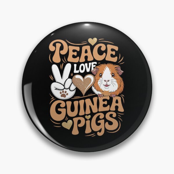 Item preview, Peace love guinea pigs for Guinea Pigs lover designed and sold by joyouartArt.