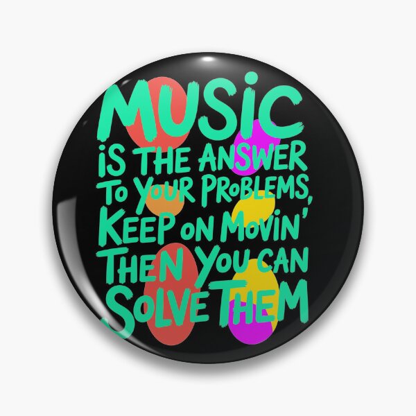 Item preview, Music Is the Answer – Inspirational Music Quote Art | Vintage Typography Wall Decor designed and sold by paulo silveira.